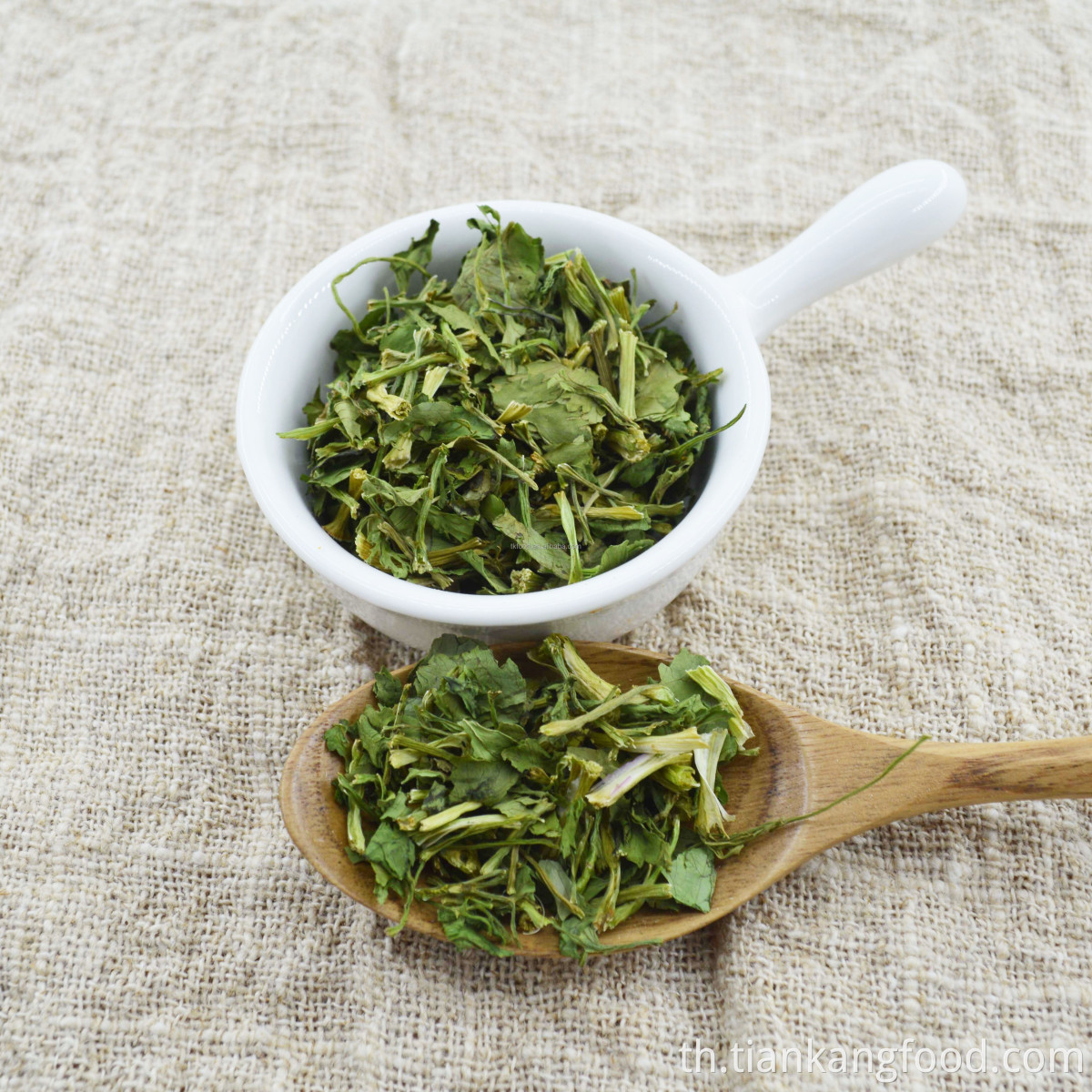 ใบผักชีที่คายน้ำพรีเมี่ยม Premium dehydrated coriander leaves